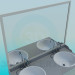 modello 3D Mobili del bagno - anteprima