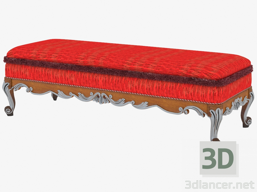 3 डी मॉडल बेडसाइड बेंच कैसानोवा (कला। 12514) - पूर्वावलोकन