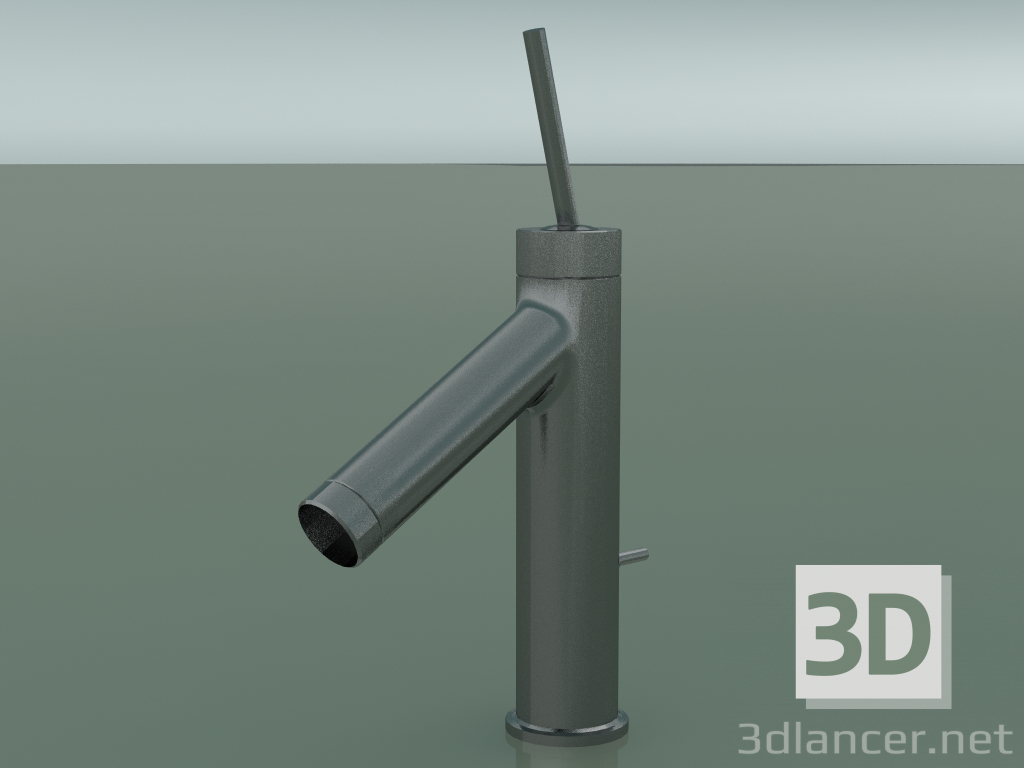 3D modeli Tek kollu lavabo bataryası 90 (Brushed Black Chrome, 10111340) - önizleme