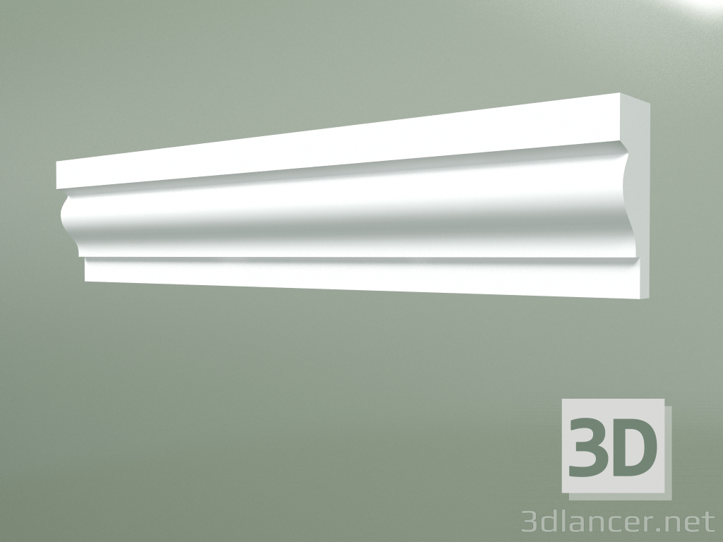 modello 3D Modanatura in gesso MT255 - anteprima