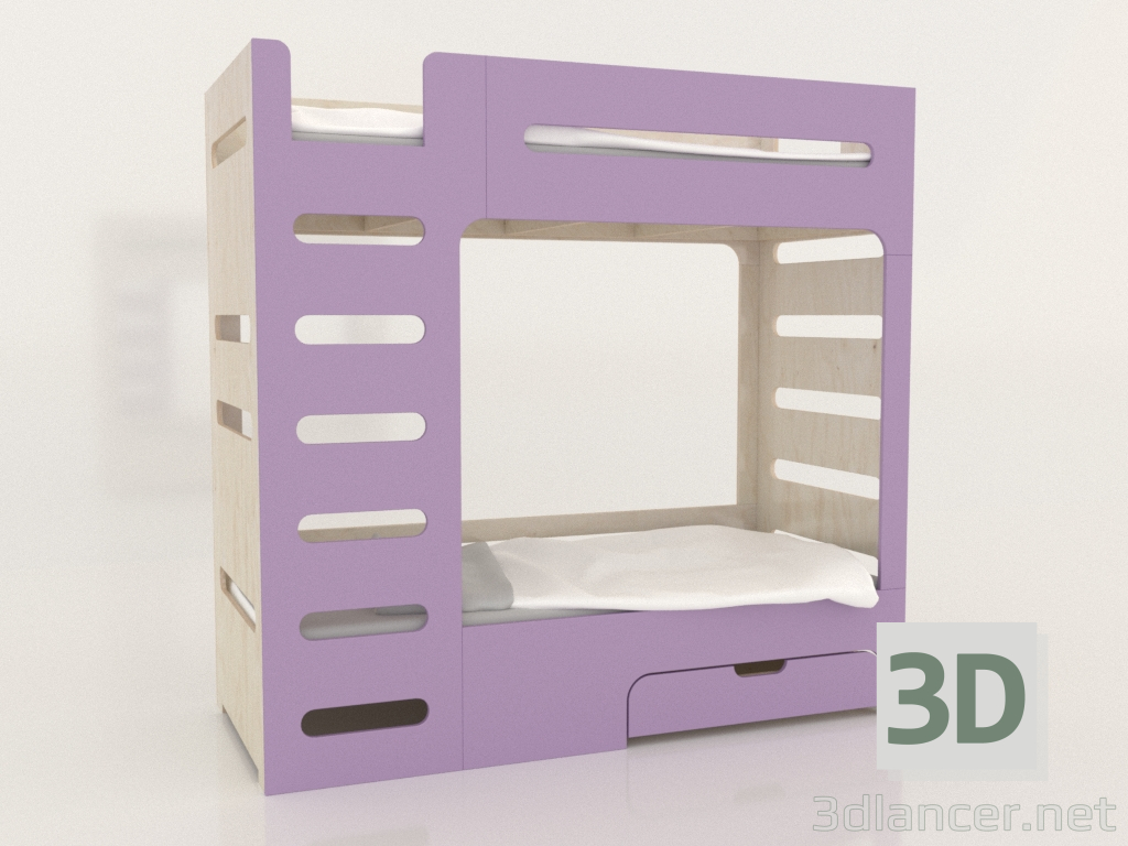 3D Modell Etagenbett MOVE EL (ULMEL1) - Vorschau