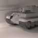 modello 3D Tigre Panzerkamvi ii - anteprima