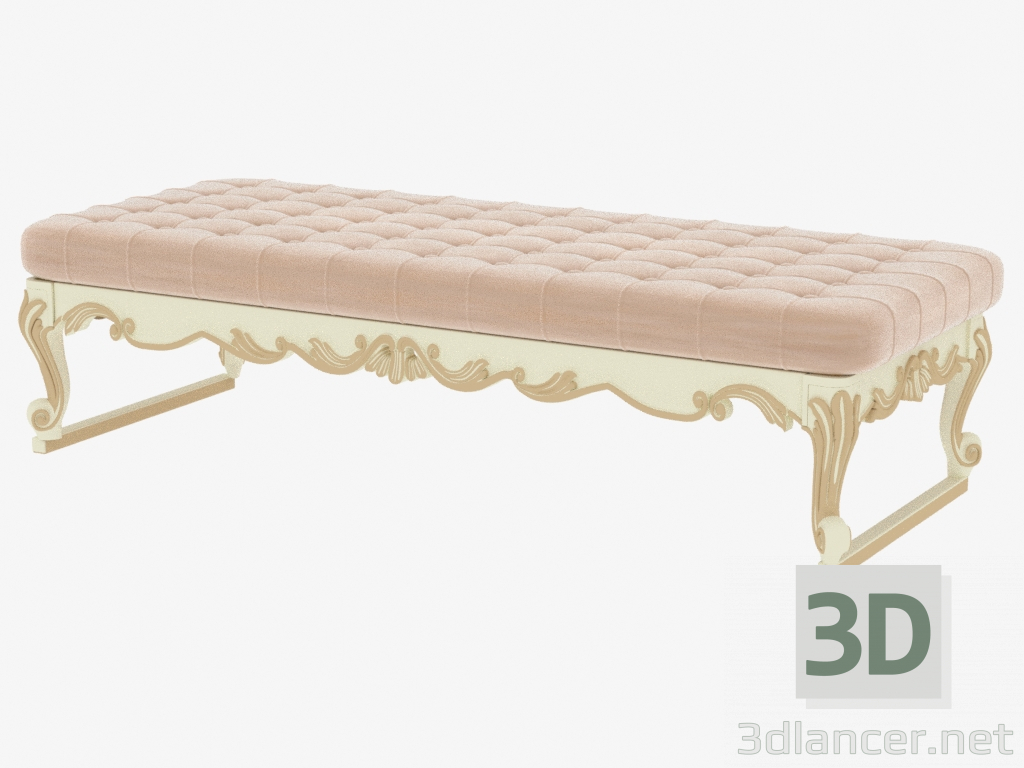 3d model Bedside bench - preview