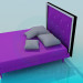 3d model Double bed - preview