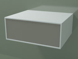 Box (8AUBAB01, Gletscherweiß C01, HPL P04, L 60, P 50, H 24 cm)