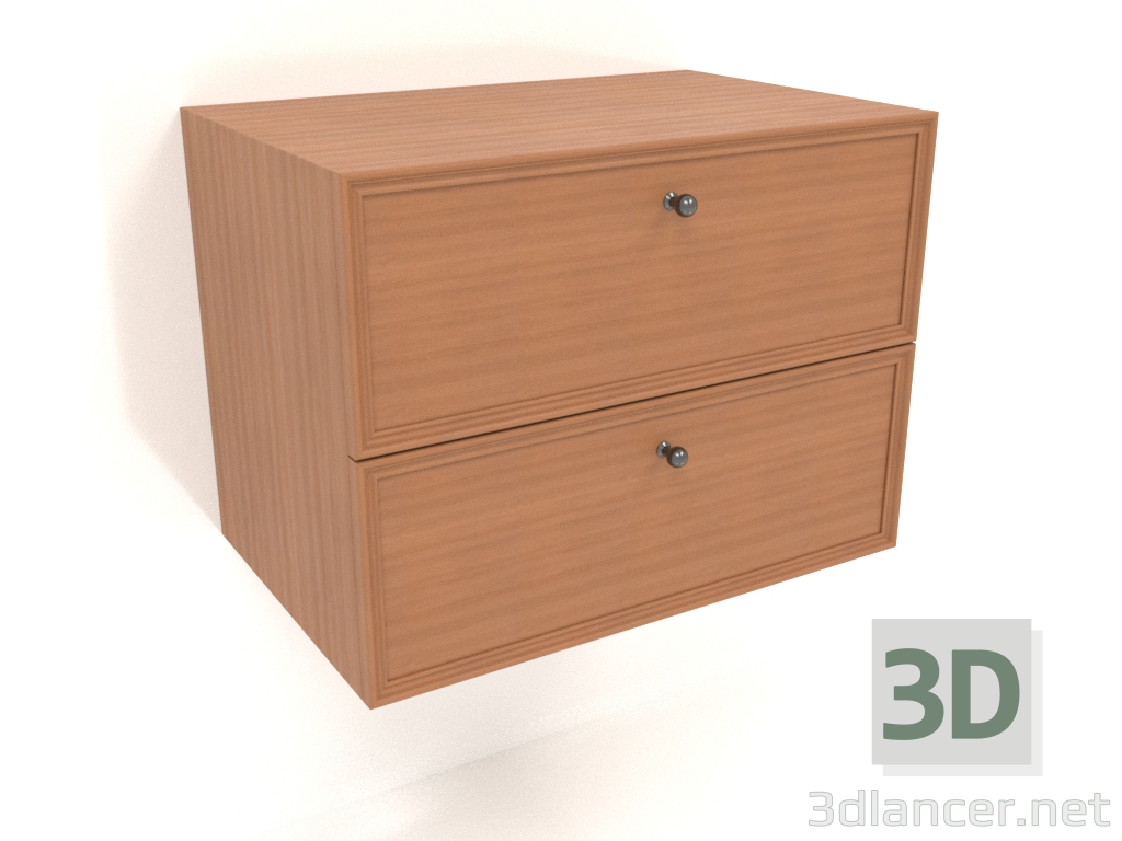 3d model Wall cabinet TM 14 (600x400x455, wood red) - preview
