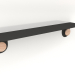 modello 3D Mensola Hook 70 (Nero) - anteprima