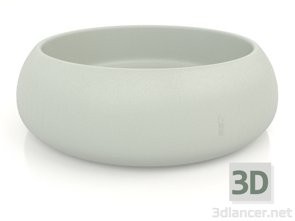 3d model Plant pot 4 (Cement gray) - preview