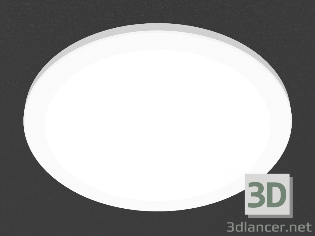 modèle 3D Panneau de LED de montage (DL18454_3000-White R) - preview