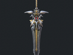 Fantasy Schwert 19 3D-Modell
