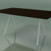 3D Modell Seifenförmiger Tisch 5418 (H 74 - 90x160 cm, Beine 150 °, furniert L21 wenge, V12) - Vorschau