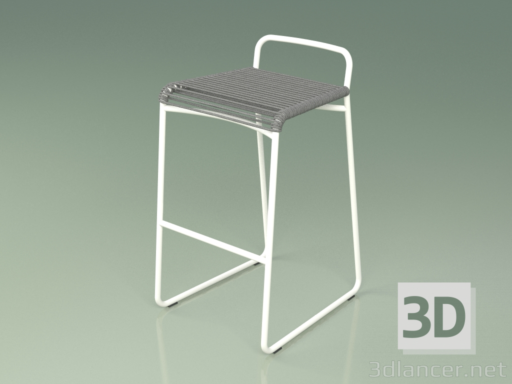 3D modeli Bar taburesi 750 (Metal Süt) - önizleme
