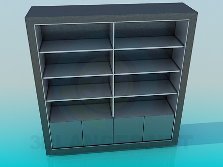3d model Stand for books - preview