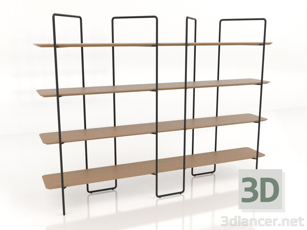 3D Modell Modulregal 09 (4x4) - Vorschau