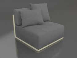 Sofa module section 3 (Gold)