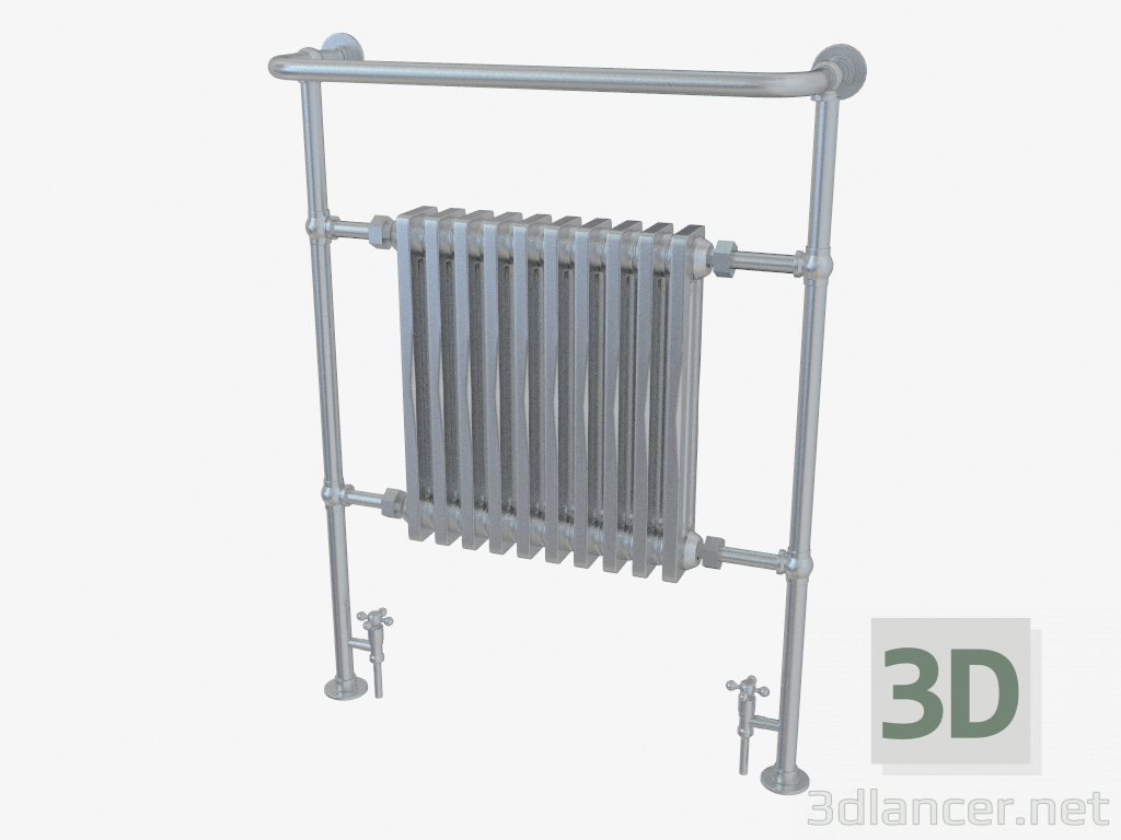 3D modeli Isıtılmış havlu askısı (PFRAD735-938H) - önizleme