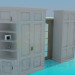 3d model Cabinets in a set - preview