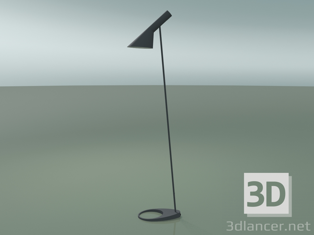 3D modeli Zemin lambası AJ FLOOR (20W E27, KOYU GRİ) - önizleme