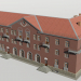 Edificio de tres plantas con tienda 1-363-19 3D modelo Compro - render