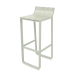 3d model Stool with a low back (Cement gray) - preview