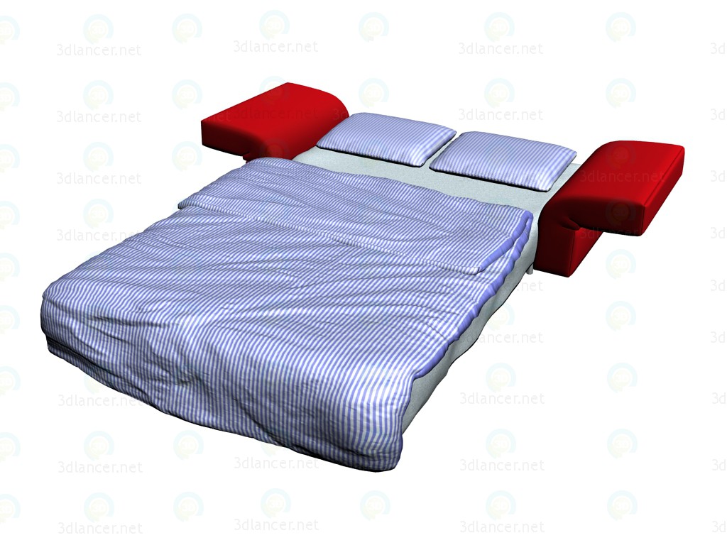 modello 3D Letto divano malou - anteprima