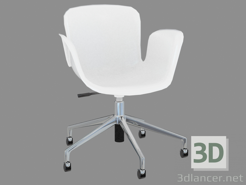 modello 3D Sedia da ufficio con ruote Juli - anteprima