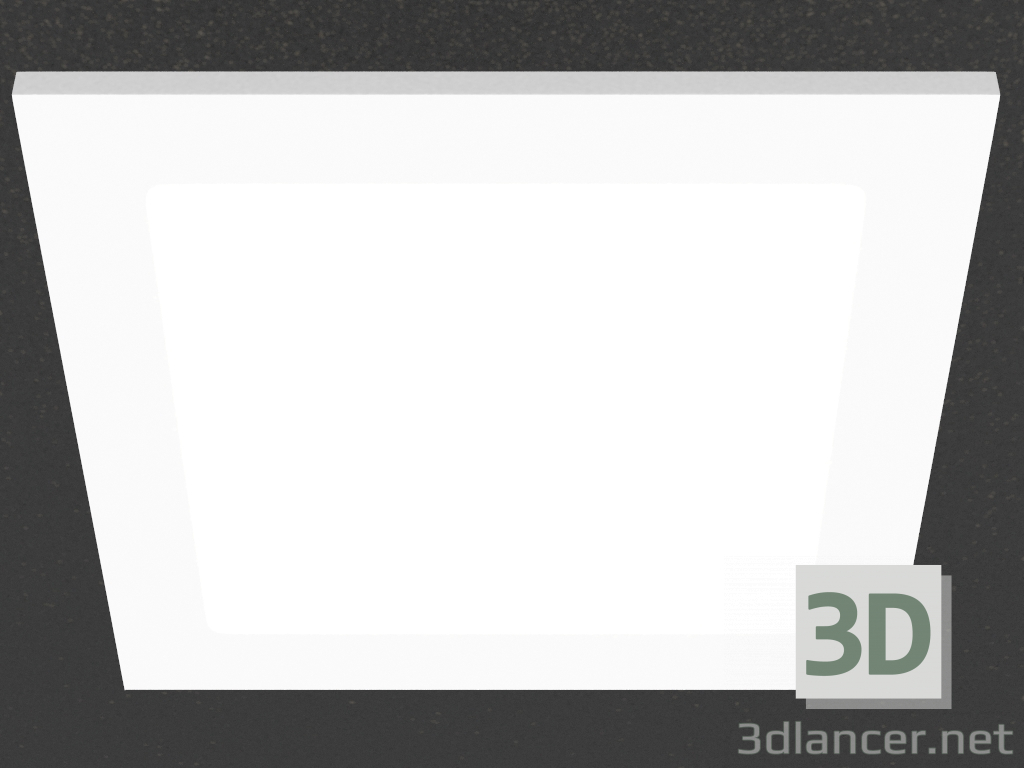 3d model Montaje panel de LED (DL18453_3000-White SQ) - vista previa