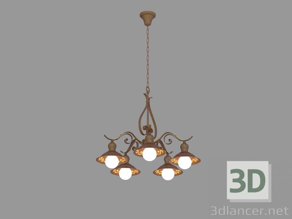 3d model Chandelier Magrib (1213-5P) - preview