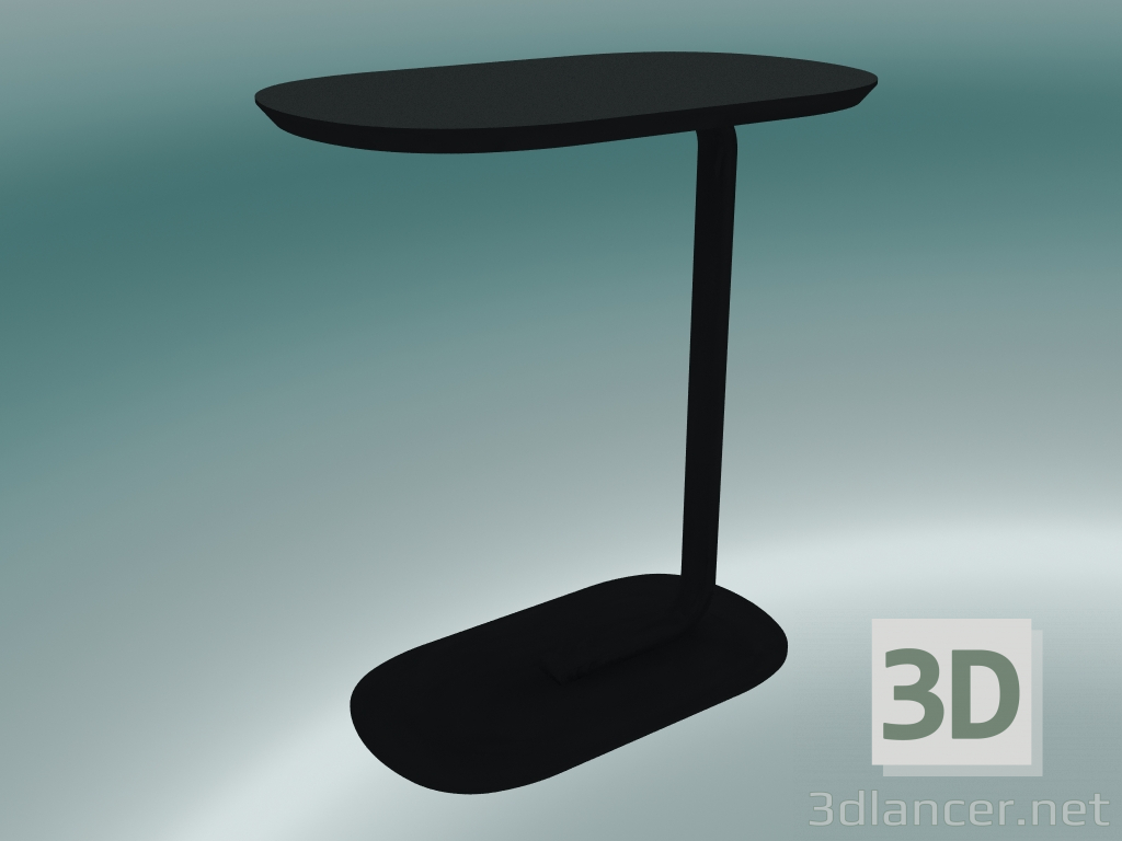 3 डी मॉडल साइड टेबल रिलेट (काला) - पूर्वावलोकन
