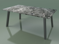 Table à manger d'extérieur InOut (134, aluminium laqué gris, MAT-GP)