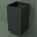 modèle 3D Lavabo suspendu (03UN26302, Deep Nocturne C38, L 48, P 50, H 85 cm) - preview
