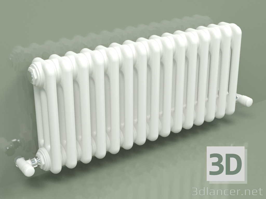 3D Modell Kühler TESI 3 (H 300 15EL, Standardweiß) - Vorschau