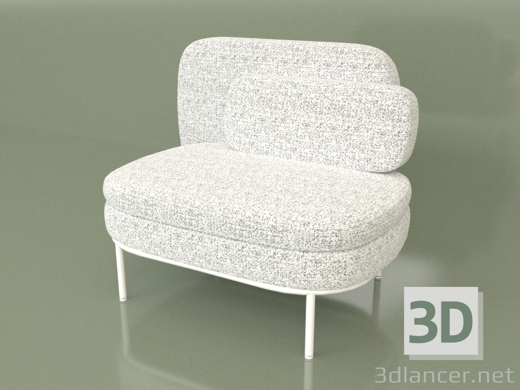 3D modeli YANINDA koltuk - önizleme