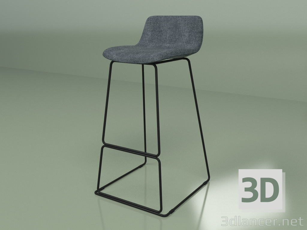 3d model Bar stool Neo upholstered - preview