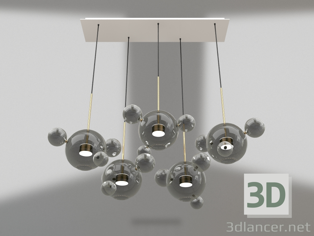 modello 3D Appendiabiti trasparente (07545-4 (5AS),21) - anteprima
