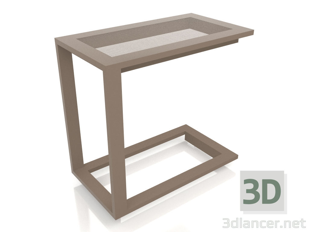 3d model Mesa auxiliar C (Bronce) - vista previa