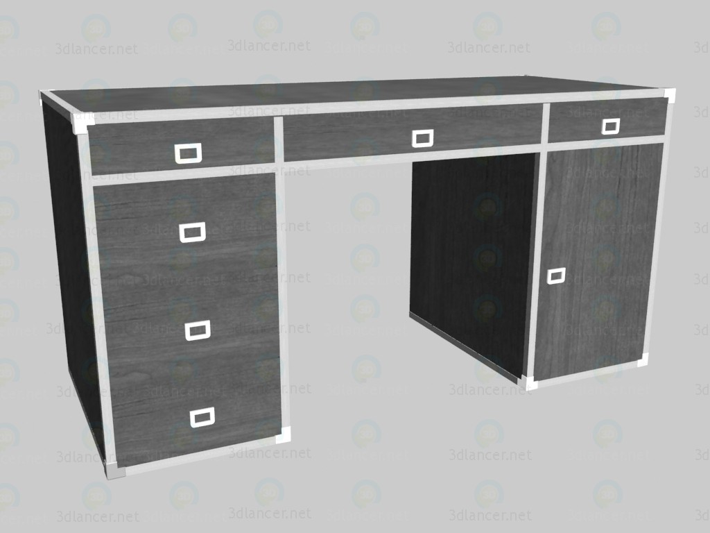 3d model Writing desk (large) - preview