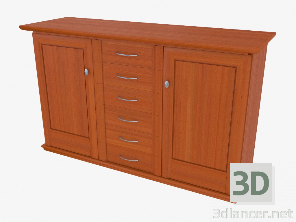 3d model Three-section buffet (9712-43) - preview