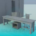 modèle 3D Les meubles dans la pépinière pour deux - preview