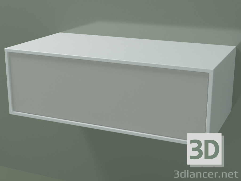 3D Modell Box (8AUCAA01, Gletscherweiß C01, HPL P02, L 72, P 36, H 24 cm) - Vorschau
