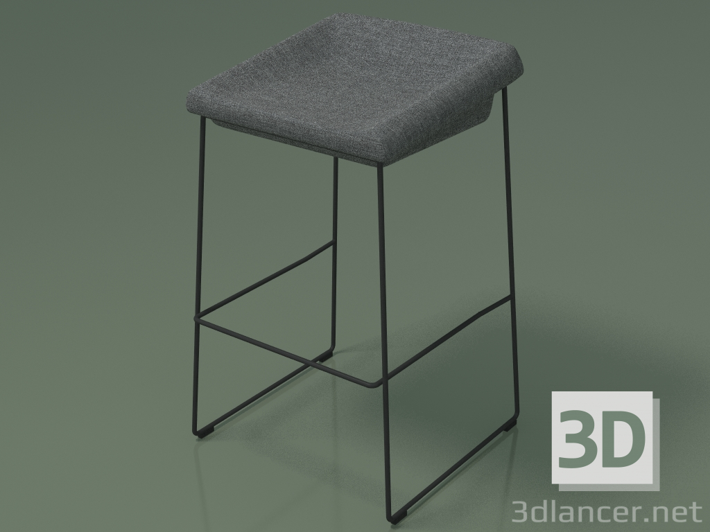 3D modeli Bar sandalyesi Coin (110836, gri) - önizleme
