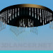 3d model Chandelier on the ceiling - preview