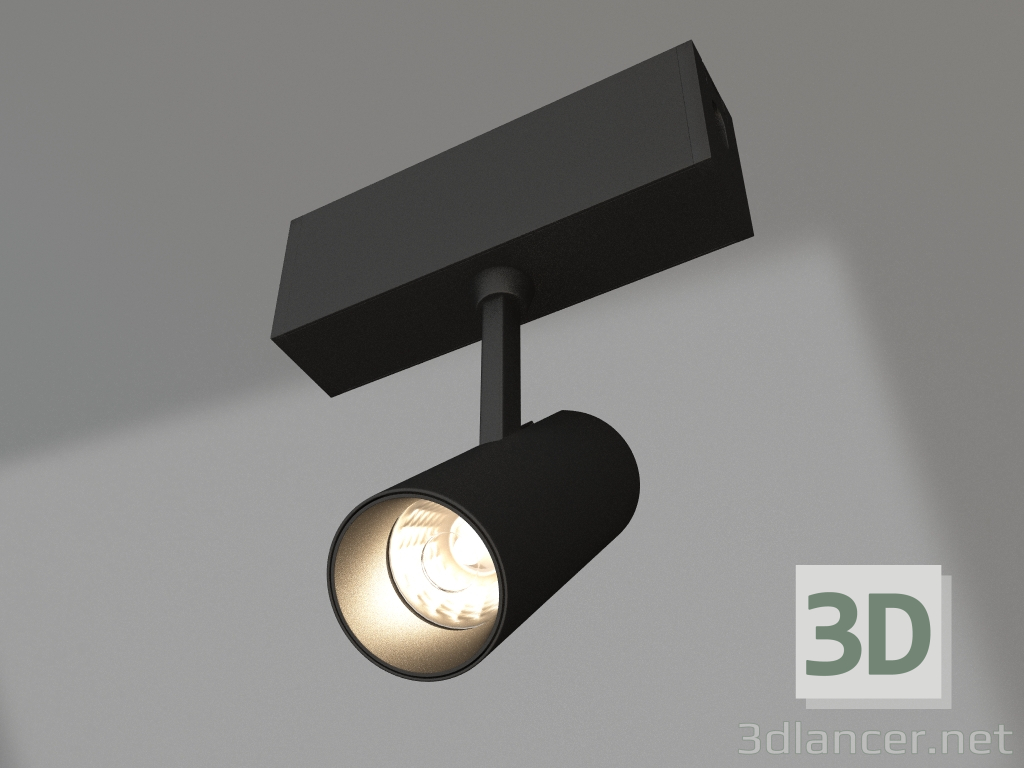 modello 3D Lampada CLIP-38-SPOT-R146-6W Warm3000 (BK, 24 gradi, 24V) - anteprima