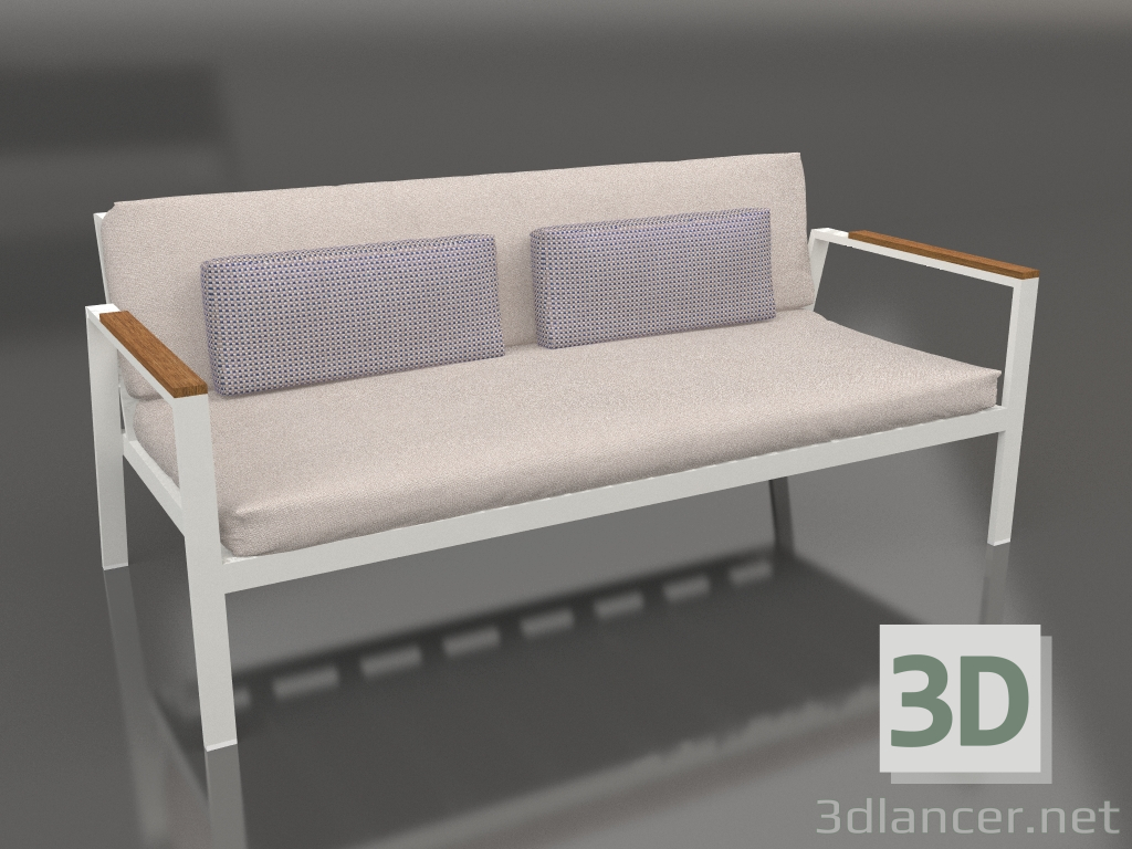 Modelo 3d Sofá de 2 lugares (cinza ágata) - preview
