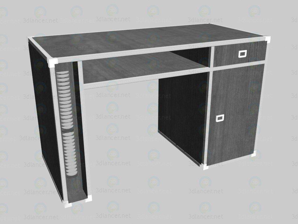 3D Modell Schreibtisch (klein) - Vorschau