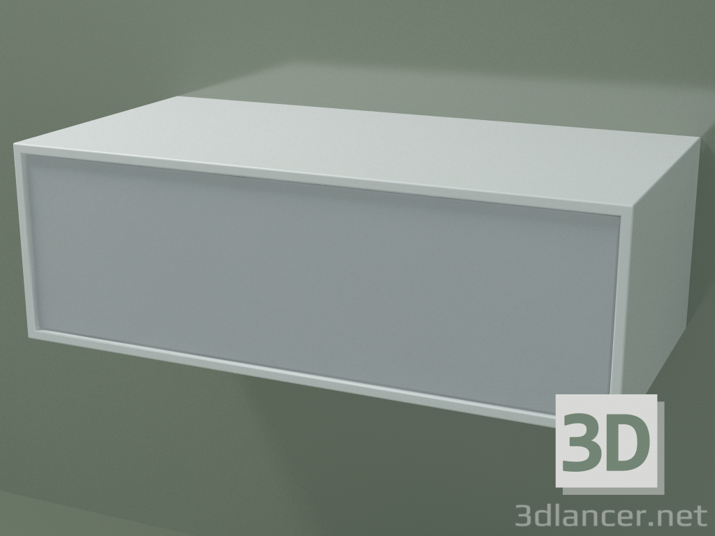 3 डी मॉडल बॉक्स (8AUCAA01, ग्लेशियर व्हाइट C01, HPL P03, L 72, P 36, H 24 सेमी) - पूर्वावलोकन