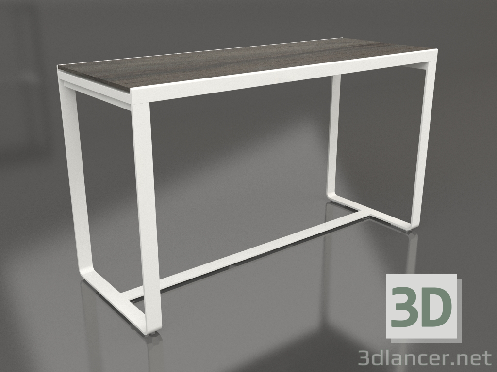 3D modeli Bar masası 180 (DEKTON Radyum, Akik gri) - önizleme
