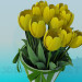 modèle 3D Tulipes - preview