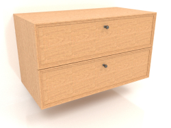 Mueble de pared TM 14 (800x400x455, madera chapada en caoba)