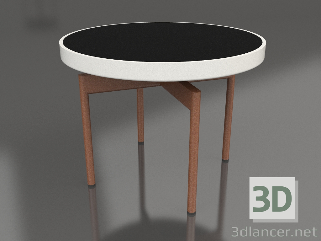 3D Modell Runder Couchtisch Ø60 (Achatgrau, DEKTON Domoos) - Vorschau